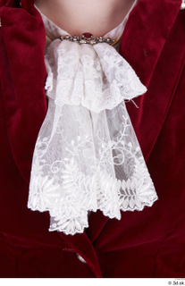  Photos Woman in Historical Dress 65 17th century Historical clothing red dress white lace 0001.jpg